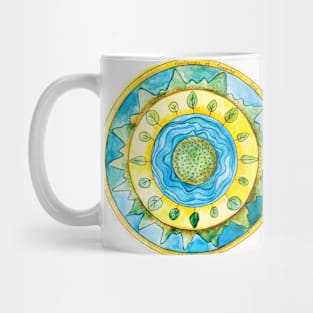 Planet Earth Mandala Mug